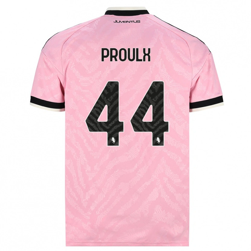 Danxen Homme Maillot Lysianne Proulx #44 Rose Noir Tenues Extérieur 2026/27 T-Shirt