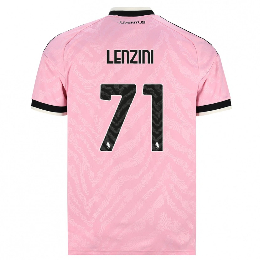Danxen Homme Maillot Martina Lenzini #71 Rose Noir Tenues Extérieur 2026/27 T-Shirt