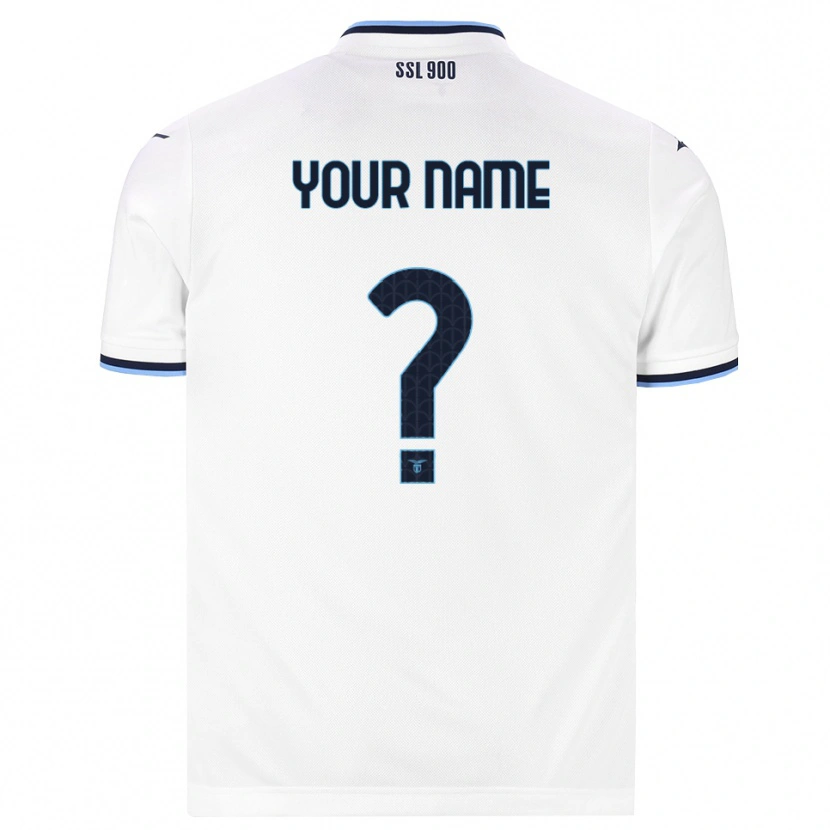 Danxen Homme Maillot Votre Nom #0 Blanc Bleu Marine Tenues Extérieur 2026/27 T-Shirt