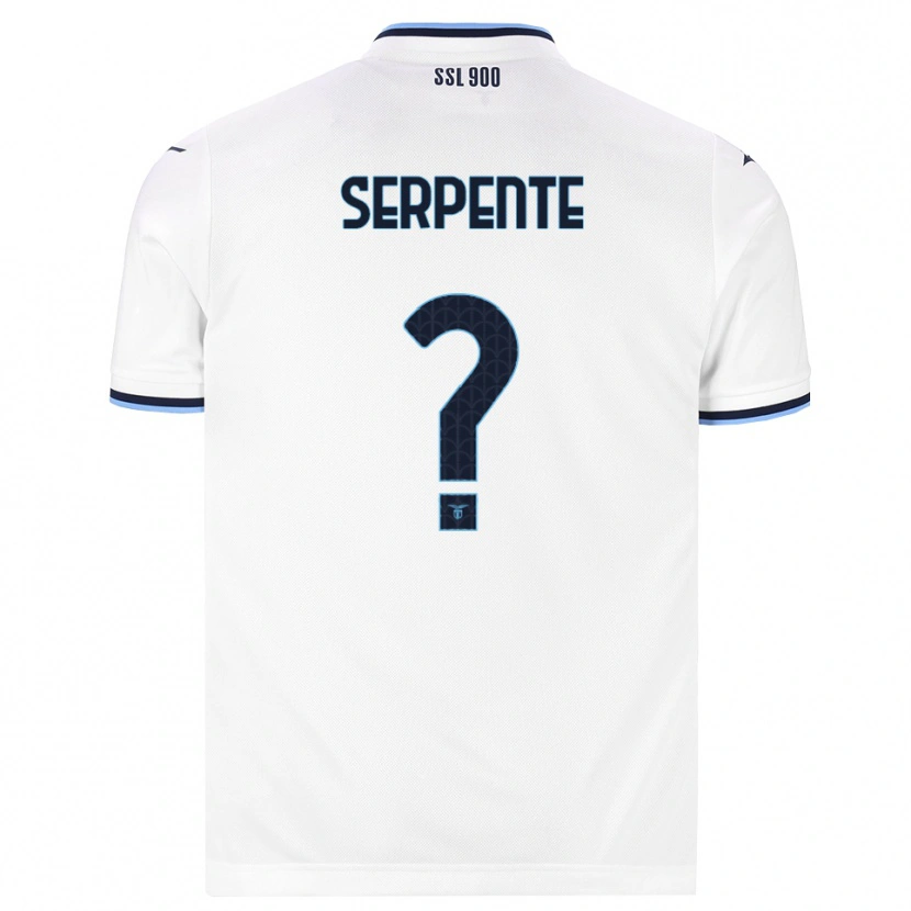 Danxen Homme Maillot Fabiano Serpente #0 Blanc Bleu Marine Tenues Extérieur 2026/27 T-Shirt