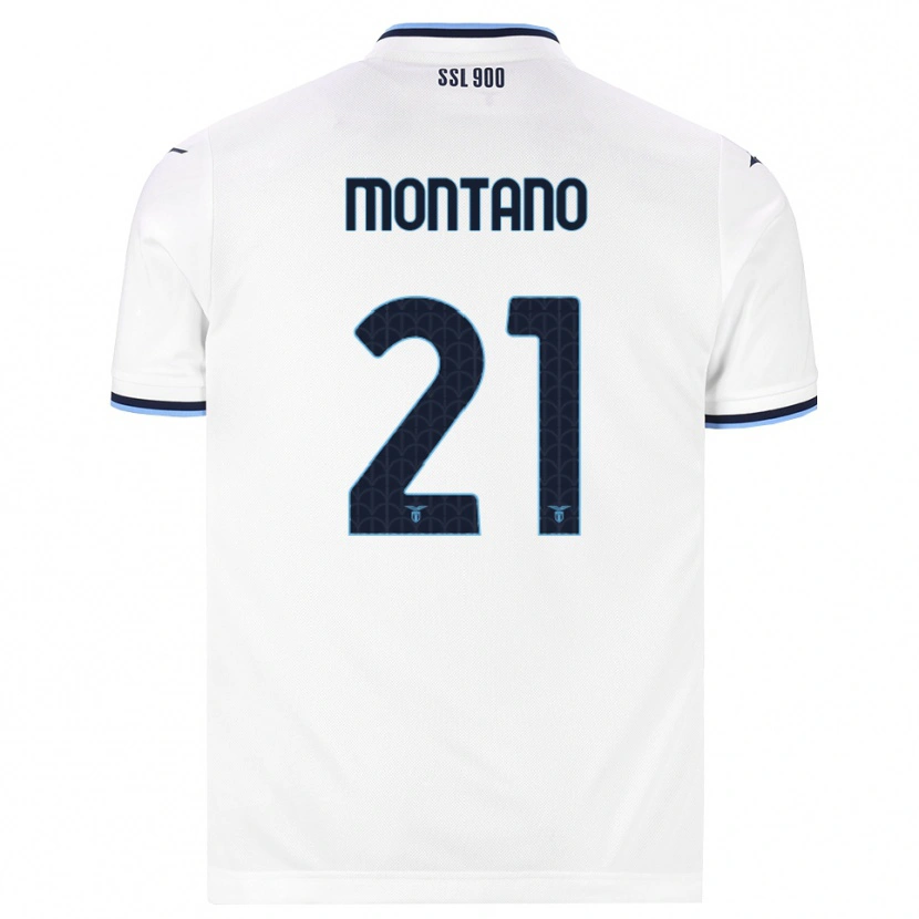 Danxen Homme Maillot Tommaso Montano #21 Blanc Bleu Marine Tenues Extérieur 2026/27 T-Shirt