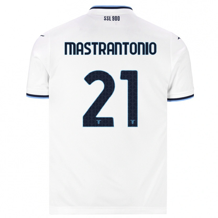 Danxen Homme Maillot Ella Mastrantonio #21 Blanc Bleu Marine Tenues Extérieur 2026/27 T-Shirt