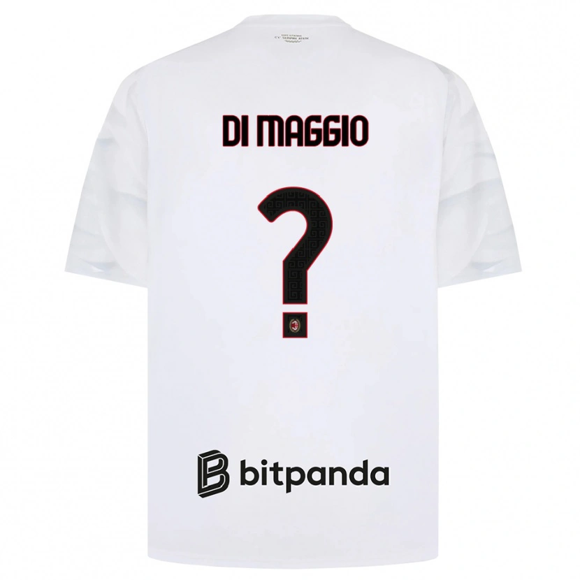 Danxen Homme Maillot Simone Di Maggio #0 Blanc Rouge Noir Tenues Extérieur 2026/27 T-Shirt