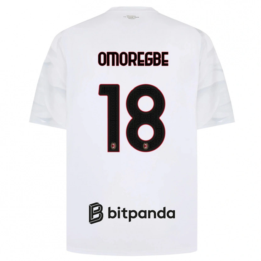 Danxen Homme Maillot Bob Murphy Omoregbe #18 Blanc Rouge Noir Tenues Extérieur 2026/27 T-Shirt
