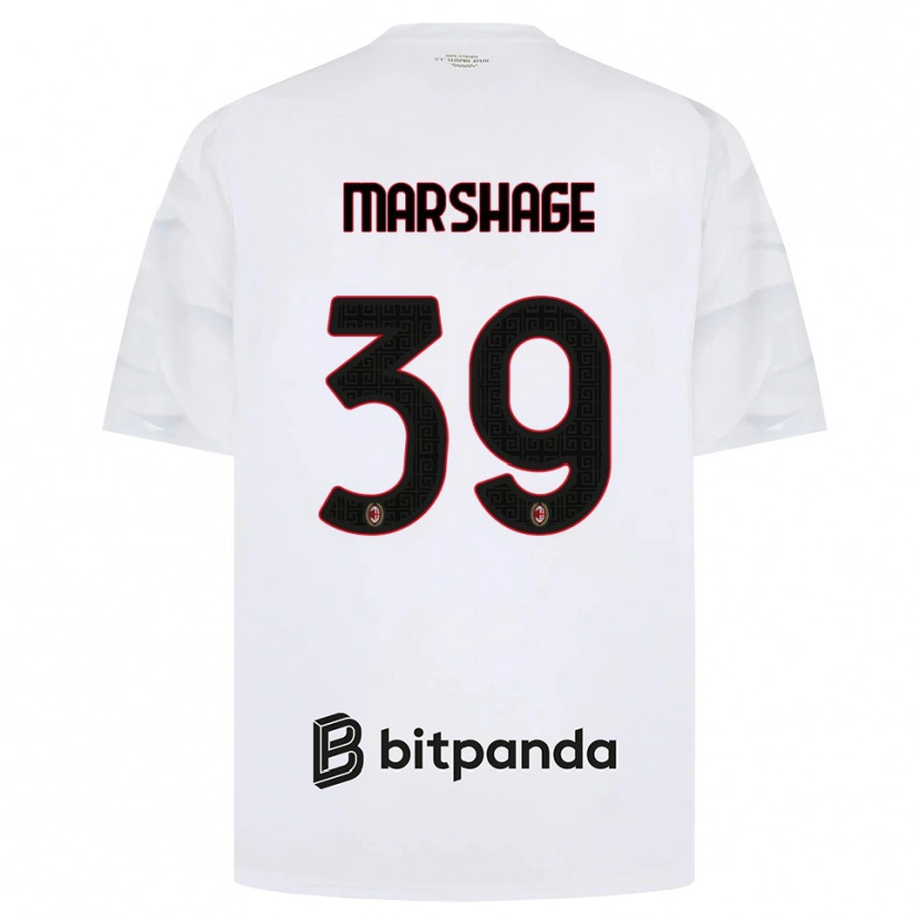 Danxen Homme Maillot Wilgot Marshage #39 Blanc Rouge Noir Tenues Extérieur 2026/27 T-Shirt
