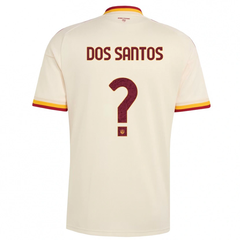 Danxen Homme Maillot Leandro Dos Santos #0 Champagne Rouge Jaune Tenues Extérieur 2026/27 T-Shirt