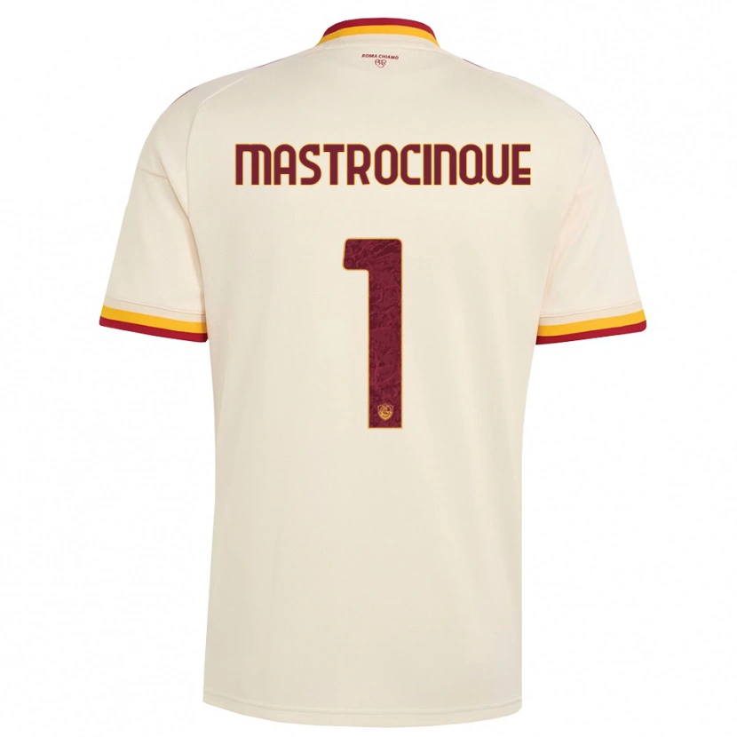Danxen Homme Maillot Luca Mastrocinque #1 Champagne Rouge Jaune Tenues Extérieur 2026/27 T-Shirt