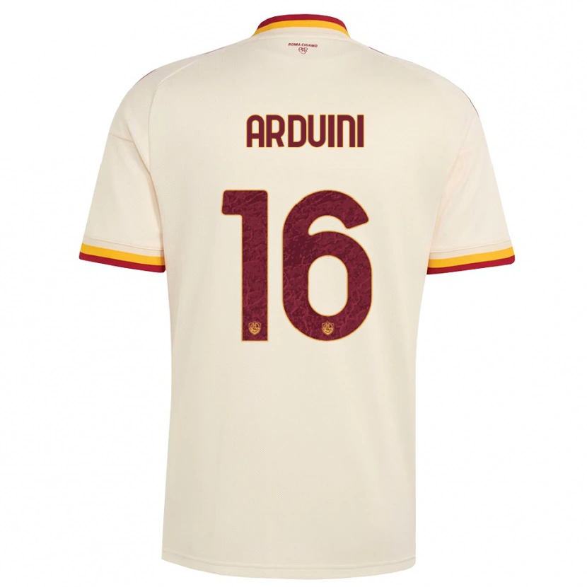 Danxen Homme Maillot Giacomo Arduini #16 Champagne Rouge Jaune Tenues Extérieur 2026/27 T-Shirt