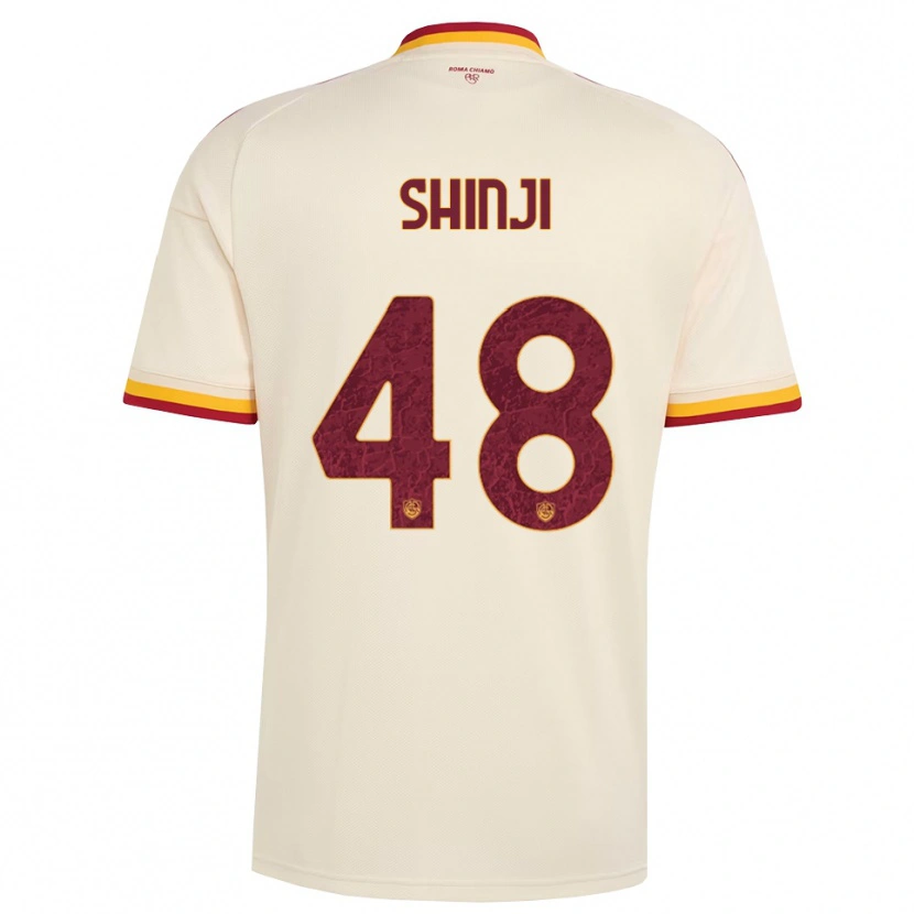 Danxen Homme Maillot Shin-Ji Kim #48 Champagne Rouge Jaune Tenues Extérieur 2026/27 T-Shirt