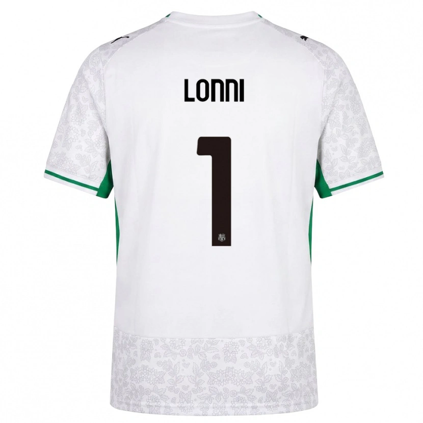 Danxen Homme Maillot Lia Lonni #1 Blanc Noir Vert Tenues Extérieur 2026/27 T-Shirt
