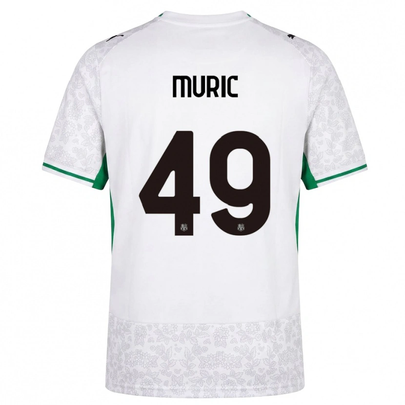 Danxen Homme Maillot Arijanet Murić #49 Blanc Noir Vert Tenues Extérieur 2026/27 T-Shirt
