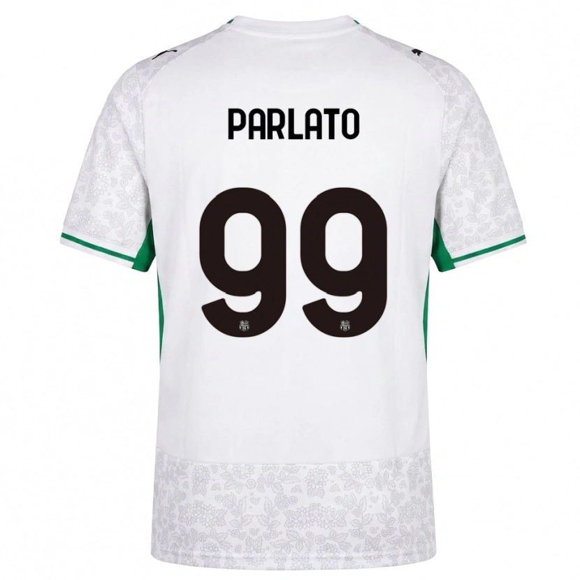 Danxen Homme Maillot Claudio Parlato #99 Blanc Noir Vert Tenues Extérieur 2026/27 T-Shirt