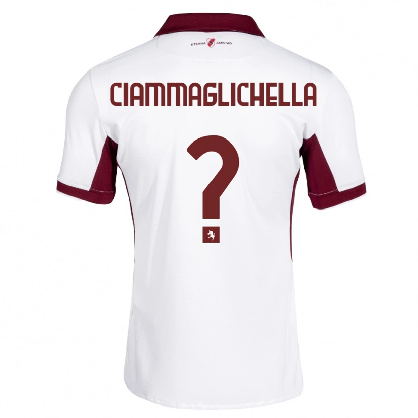 Danxen Homme Maillot Aaron Ciammaglichella #0 Bourgogne Blanc Rouge Tenues Extérieur 2026/27 T-Shirt