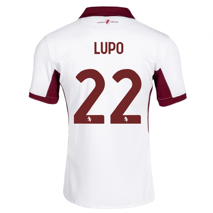 Danxen Homme Maillot Enrica Lupo #22 Bourgogne Blanc Rouge Tenues Extérieur 2026/27 T-Shirt