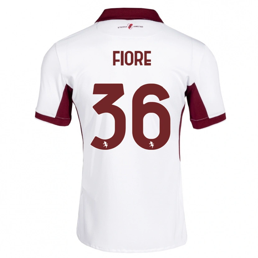 Danxen Homme Maillot Jean Fiore #36 Bourgogne Blanc Rouge Tenues Extérieur 2026/27 T-Shirt