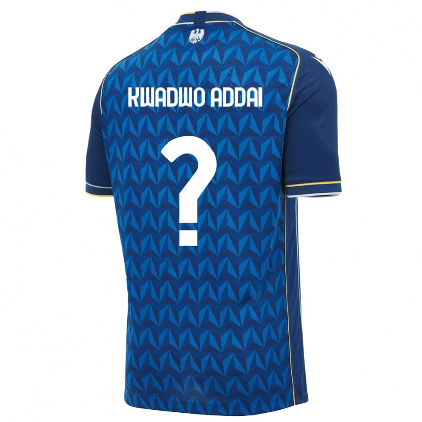 Danxen Homme Maillot Kelly Kwadwo Addai #0 Bleu Roi Blanc Bleu Tenues Extérieur 2026/27 T-Shirt