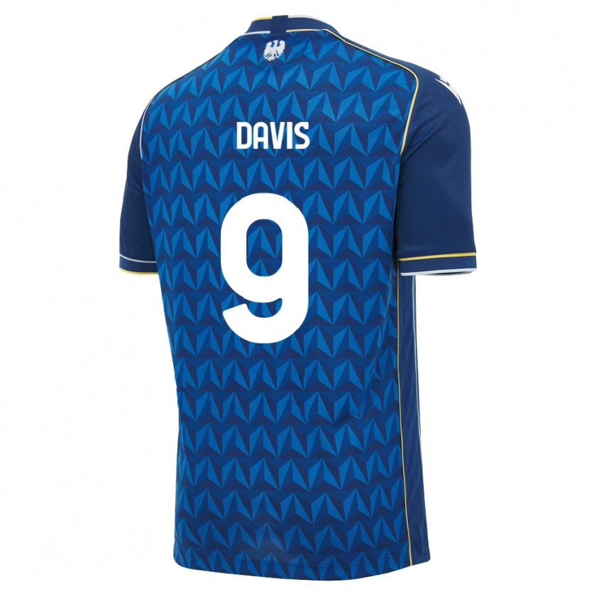 Danxen Homme Maillot Keinan Davis #9 Bleu Roi Blanc Bleu Tenues Extérieur 2026/27 T-Shirt