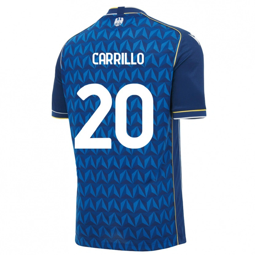 Danxen Homme Maillot Pietro Carrillo #20 Bleu Roi Blanc Bleu Tenues Extérieur 2026/27 T-Shirt