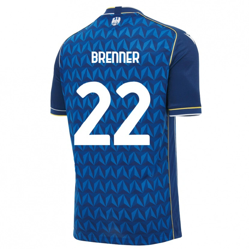 Danxen Homme Maillot Brenner #22 Bleu Roi Blanc Bleu Tenues Extérieur 2026/27 T-Shirt