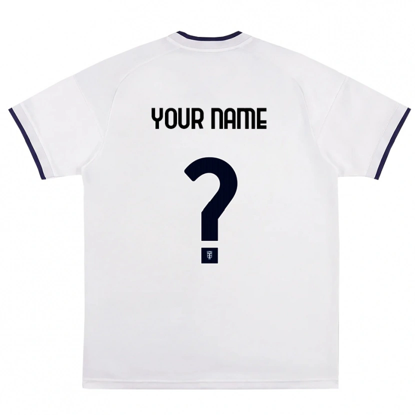Danxen Homme Maillot Votre Nom #0 Blanc Rouge Bleu Royal Tenues Extérieur 2026/27 T-Shirt