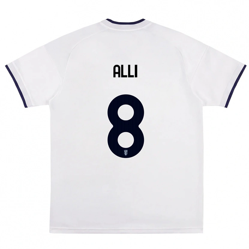 Danxen Homme Maillot Dele Alli #8 Blanc Rouge Bleu Royal Tenues Extérieur 2026/27 T-Shirt