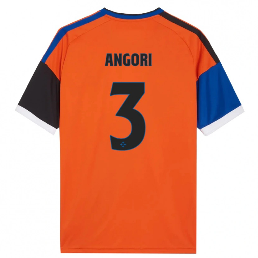 Danxen Homme Maillot Samuele Angori #3 Orange Bleu Noir Blanc Tenues Extérieur 2026/27 T-Shirt