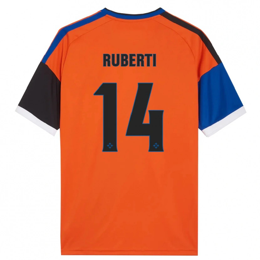 Danxen Homme Maillot Brando Ruberti #14 Orange Bleu Noir Blanc Tenues Extérieur 2026/27 T-Shirt