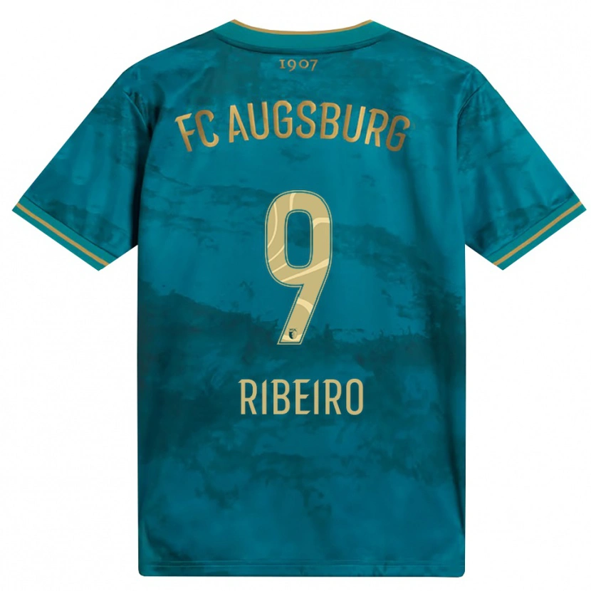 Danxen Homme Maillot Rodrigo Ribeiro #9 Vert Marron Tenues Extérieur 2026/27 T-Shirt
