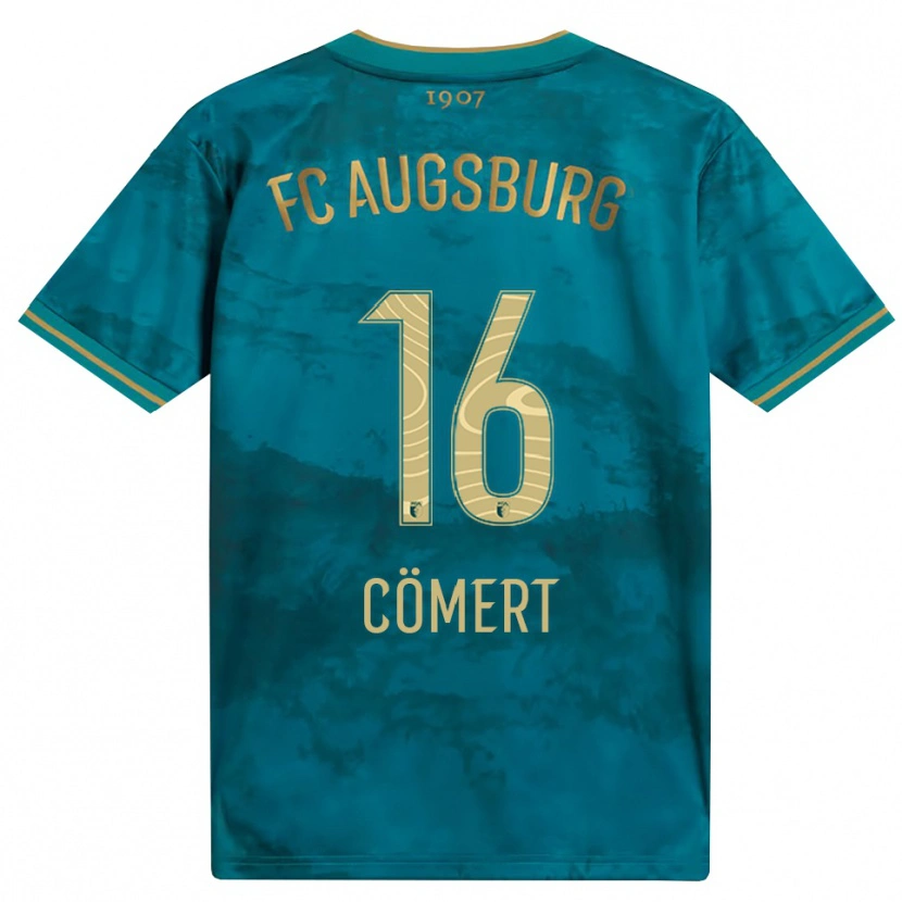 Danxen Homme Maillot Devin Cömert #16 Vert Marron Tenues Extérieur 2026/27 T-Shirt