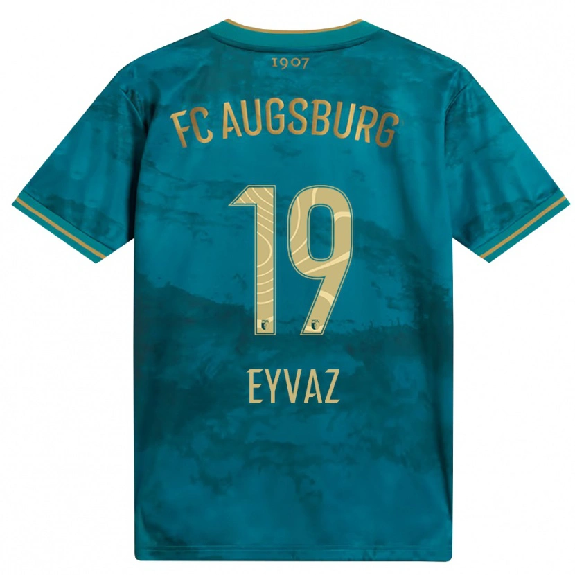 Danxen Homme Maillot Defne Eyvaz #19 Vert Marron Tenues Extérieur 2026/27 T-Shirt
