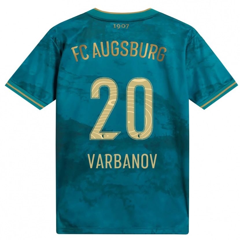 Danxen Homme Maillot Svetoslav Varbanov #20 Vert Marron Tenues Extérieur 2026/27 T-Shirt