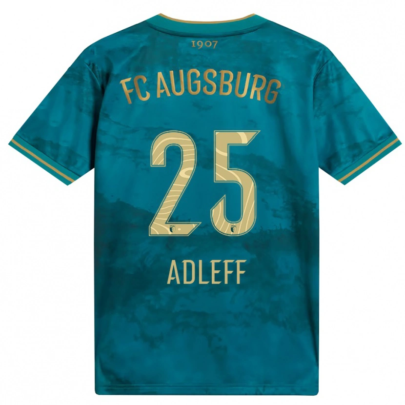 Danxen Homme Maillot Milo Adleff #25 Vert Marron Tenues Extérieur 2026/27 T-Shirt