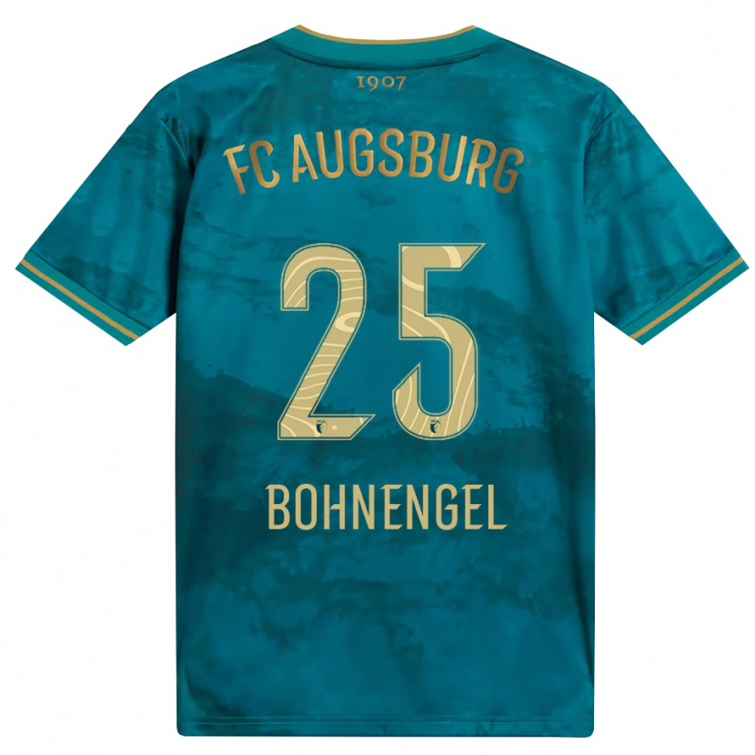 Danxen Homme Maillot Noah Bohnengel #25 Vert Marron Tenues Extérieur 2026/27 T-Shirt