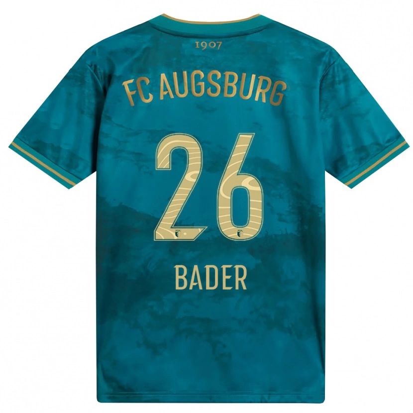 Danxen Homme Maillot Tom Bader #26 Vert Marron Tenues Extérieur 2026/27 T-Shirt