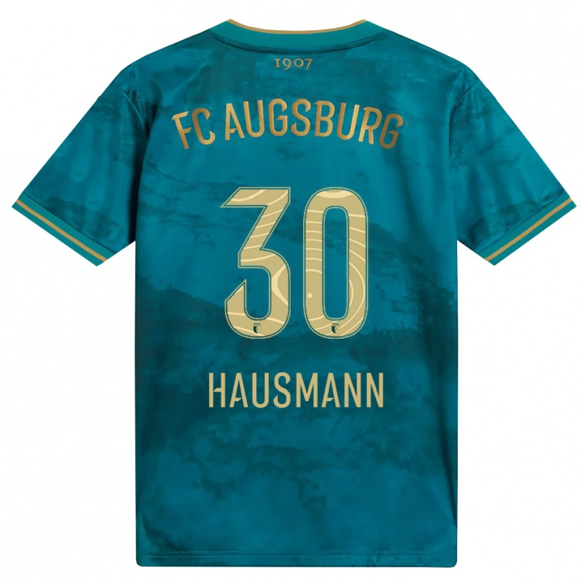 Danxen Homme Maillot Daniel Hausmann #30 Vert Marron Tenues Extérieur 2026/27 T-Shirt