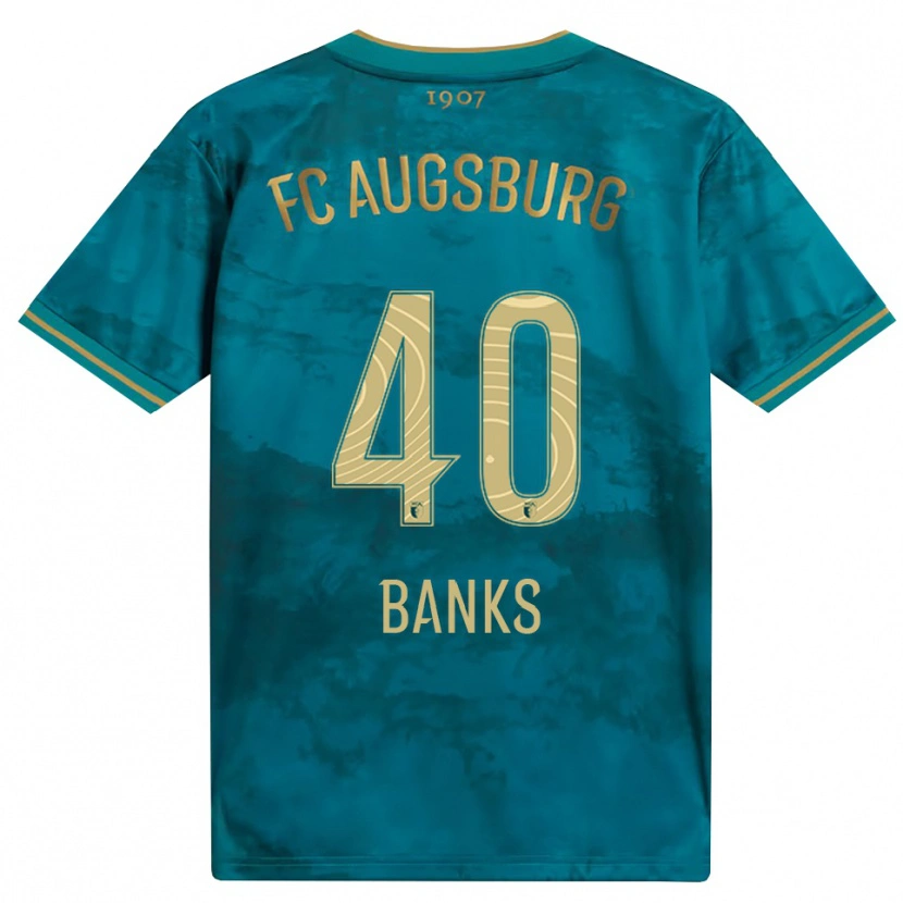 Danxen Homme Maillot Noahkai Banks #40 Vert Marron Tenues Extérieur 2026/27 T-Shirt