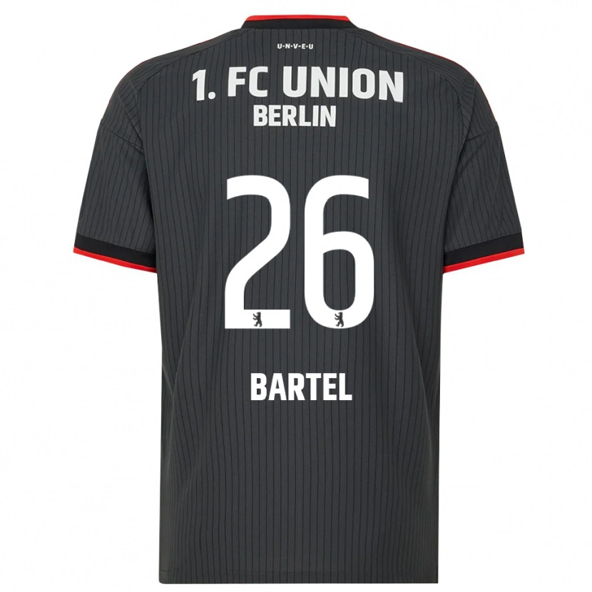 Danxen Homme Maillot Oskar Bartel #26 Noir Blanc Rouge Tenues Extérieur 2026/27 T-Shirt
