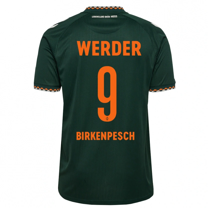 Danxen Homme Maillot Noah Birkenpesch #9 Vert Foncé Orange Blanc Tenues Extérieur 2026/27 T-Shirt