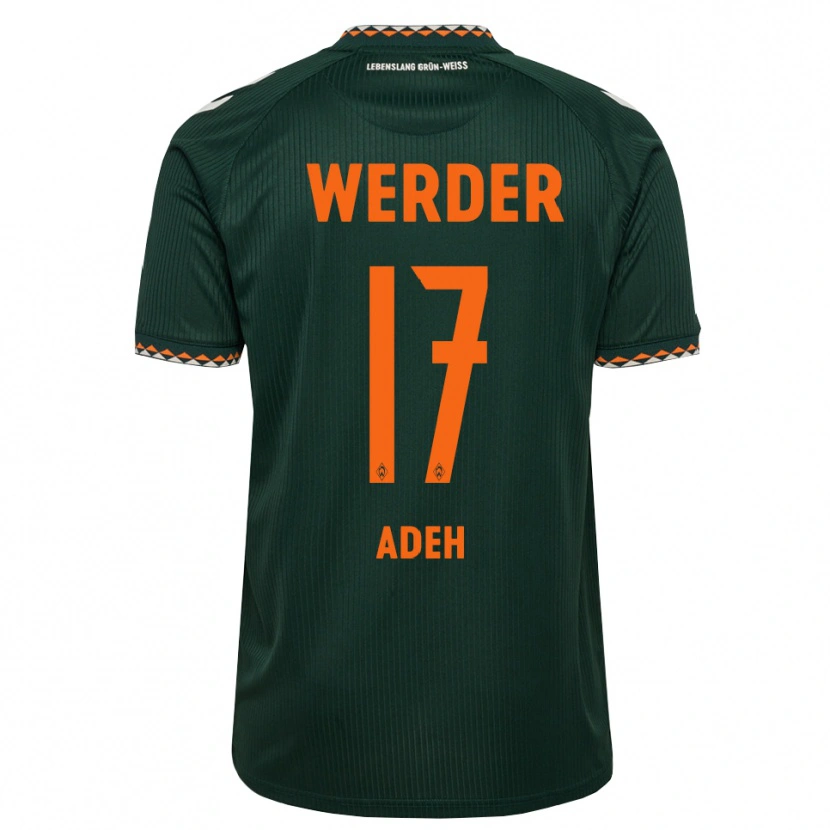 Danxen Homme Maillot Bob-Ignatius Adeh #17 Vert Foncé Orange Blanc Tenues Extérieur 2026/27 T-Shirt