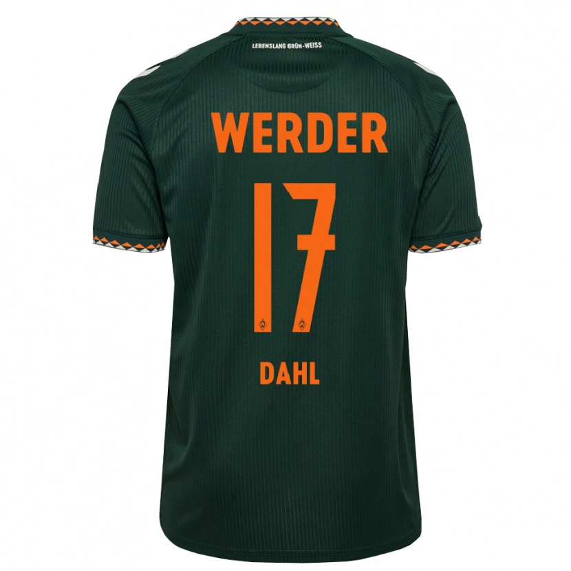 Danxen Homme Maillot Amira Dahl #17 Vert Foncé Orange Blanc Tenues Extérieur 2026/27 T-Shirt