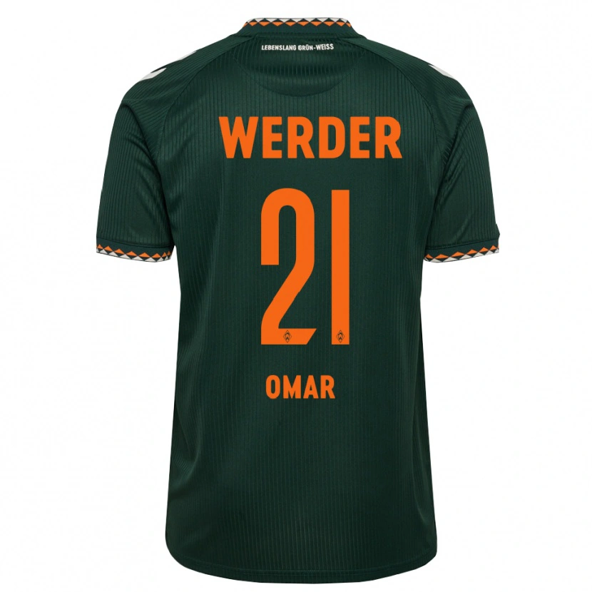Danxen Homme Maillot Jan Omar #21 Vert Foncé Orange Blanc Tenues Extérieur 2026/27 T-Shirt
