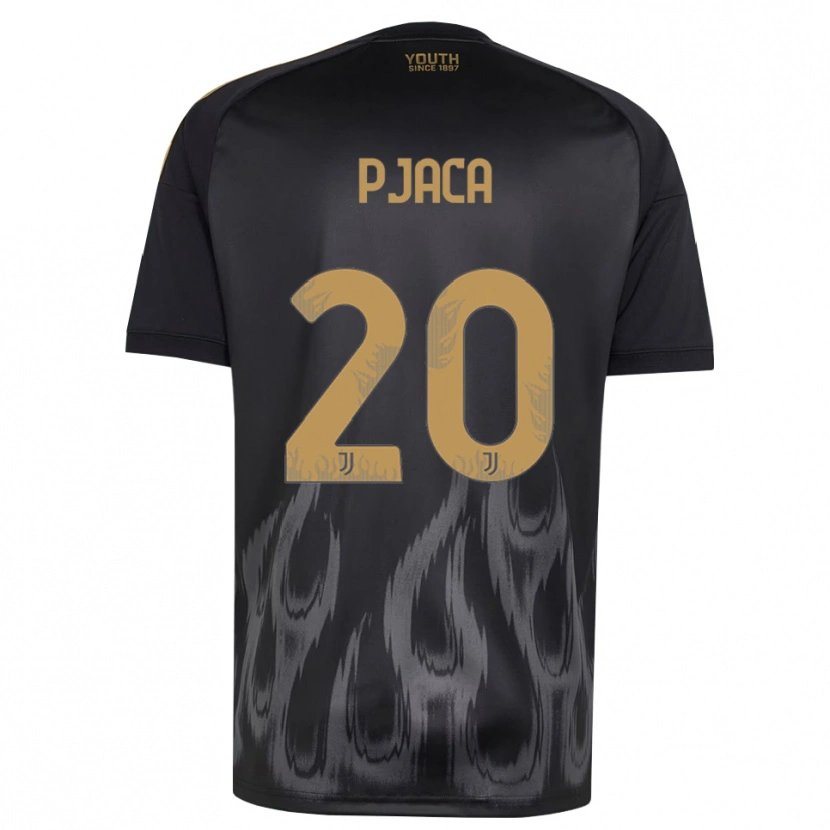 Danxen Homme Maillot Marko Pjaca #20 Noir Marron Troisieme 2026/27 T-Shirt