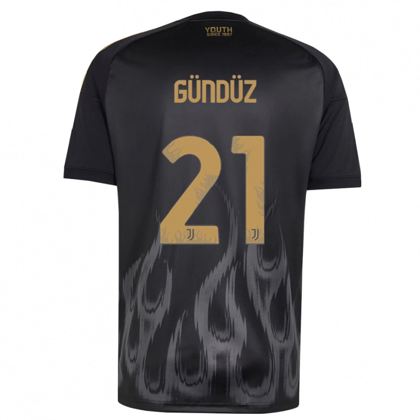 Danxen Homme Maillot Teoman Gündüz #21 Noir Marron Troisieme 2026/27 T-Shirt