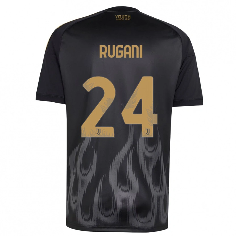 Danxen Homme Maillot Daniele Rugani #24 Noir Marron Troisieme 2026/27 T-Shirt