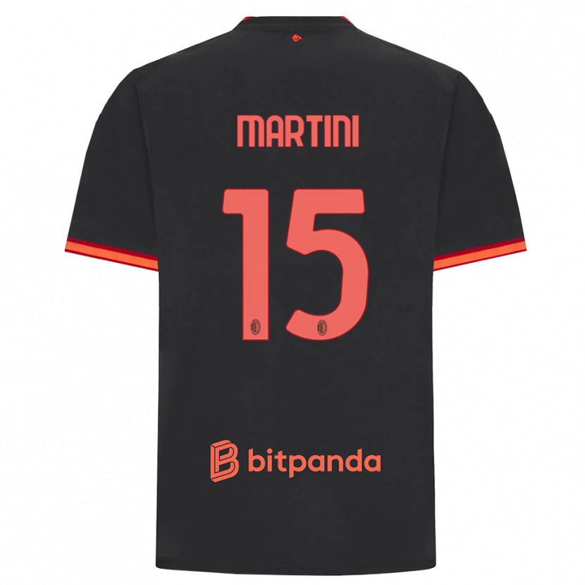 Danxen Homme Maillot Thomas Martini #15 Rouge Noir Troisieme 2026/27 T-Shirt