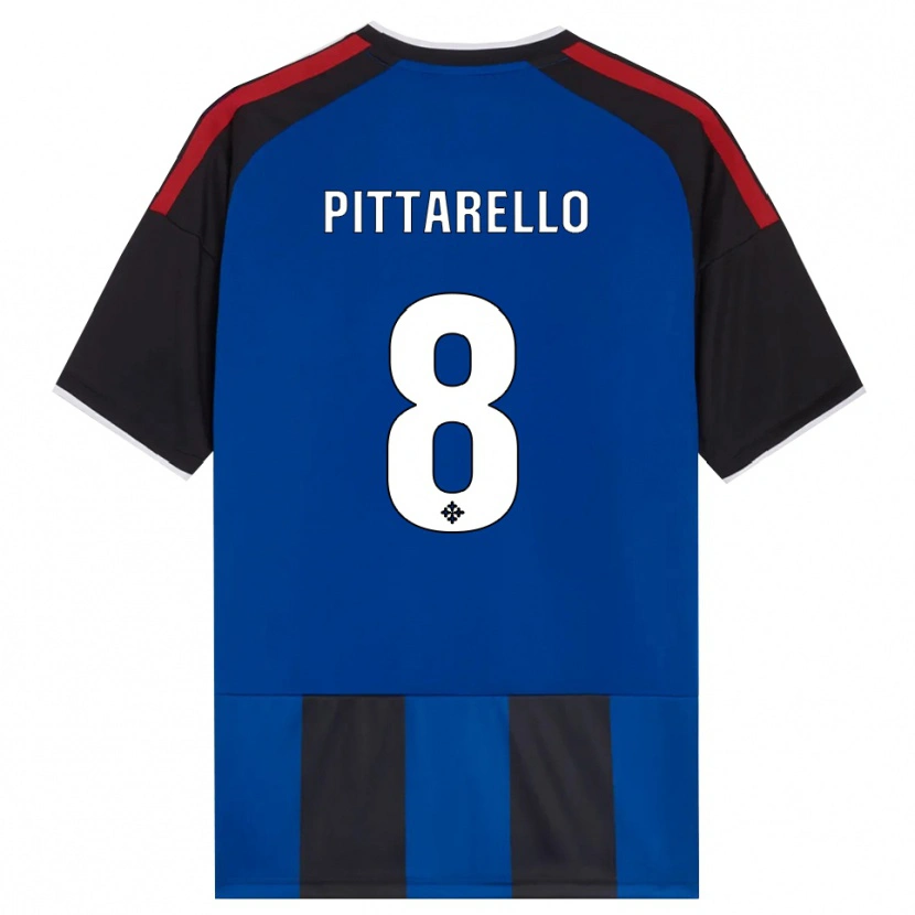 Danxen Homme Maillot Filippo Pittarello #8 Noir Rouge Blanc Bleu Tenues Domicile 2026/27 T-Shirt