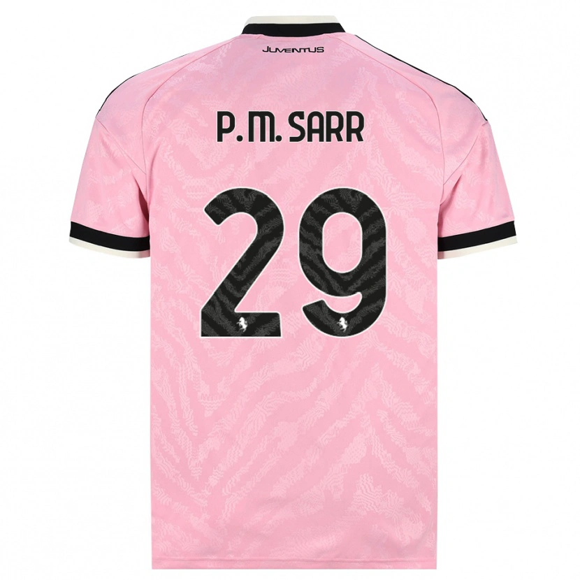 Danxen Femme Maillot Pape Matar Sarr #29 Rose Noir Tenues Extérieur 2026/27 T-Shirt