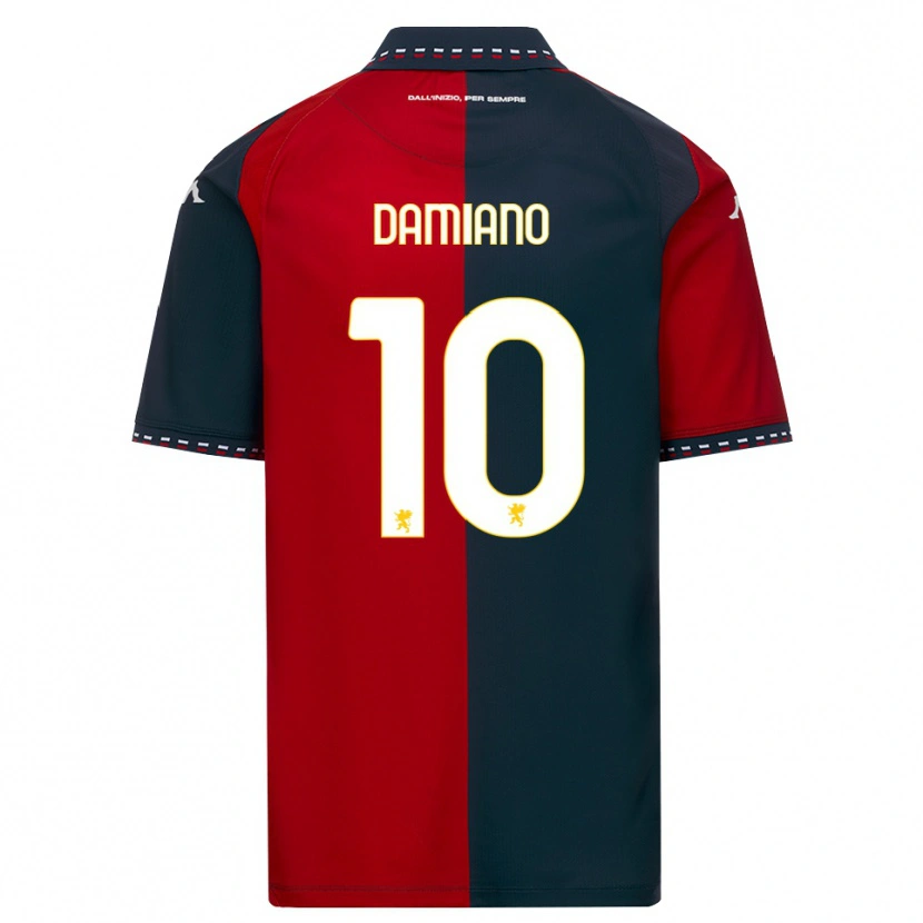 Danxen Femme Maillot Vincenzo Damiano #10 Rouge Noir Blanc Tenues Domicile 2026/27 T-Shirt