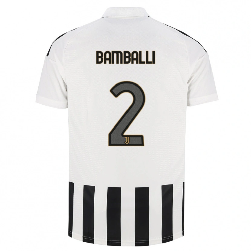 Danxen Femme Maillot Léo Bamballi #2 Noir Blanc Marron Tenues Domicile 2026/27 T-Shirt