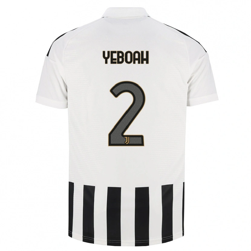 Danxen Femme Maillot Christian Yeboah #2 Noir Blanc Marron Tenues Domicile 2026/27 T-Shirt